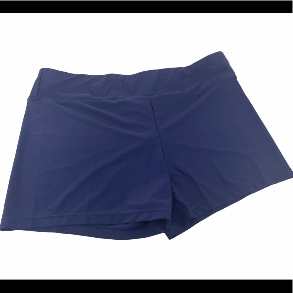 Ella Mae Plus Size Blue Swim Shorts 1X